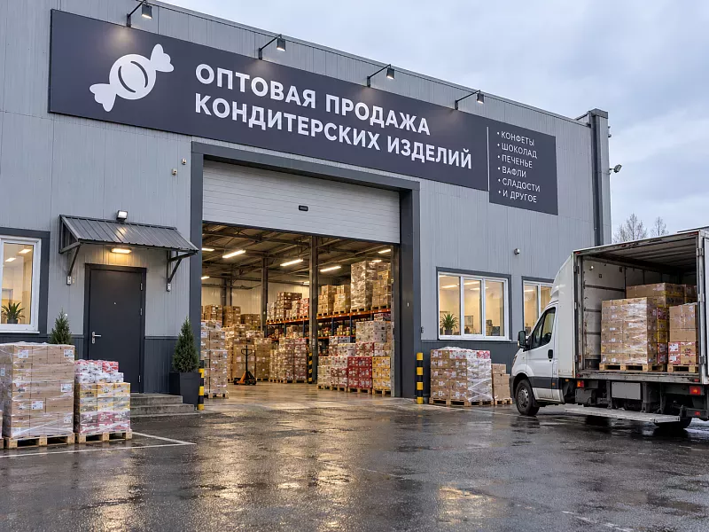 Оптовая кондитерская компания, 300 000 прибыль
