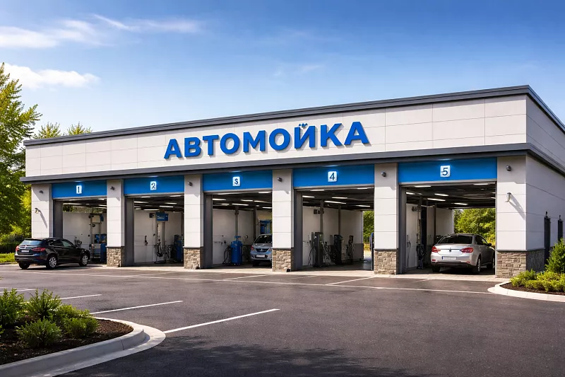 5-постовая самомойка с недвижимостью и землей в центре Электростали — прибыль ≈ 720 000 ₽ в месяц
