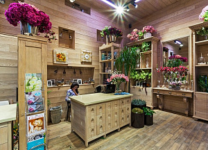 Красивый магазин цветов с корпоративными клиентами